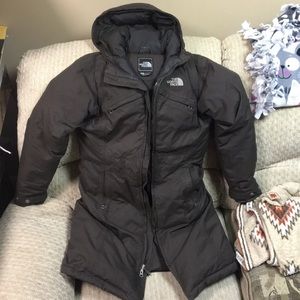 The North Face heavy winter coat long